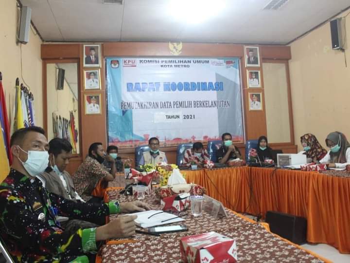 RAPAT KOORDINASI PEMUTAKHIRAN DATA PEMILIH BERKELANJUTAN TAHUN 2021