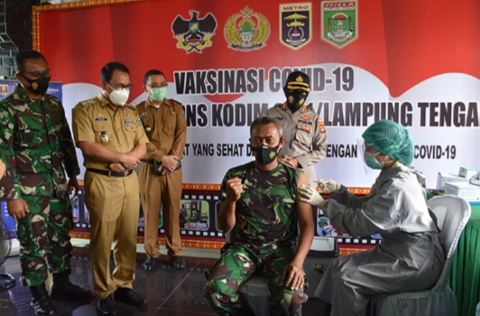 Launching Vaksinasi Covid 19 Tahap 2