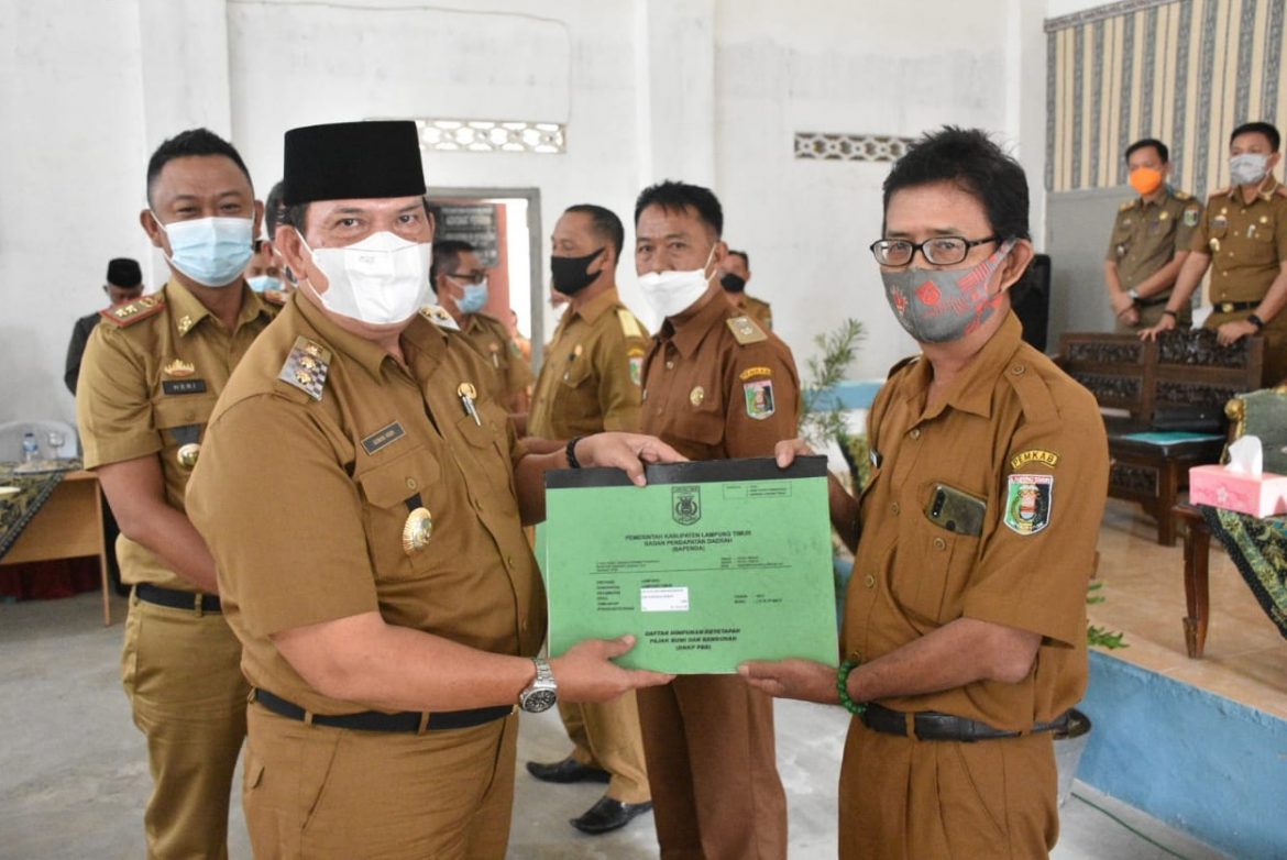 Wakil Bupati Lamtim Memberi Sambutan Sekaligus Membuka Acara Musrenbang Batanghari Nuban