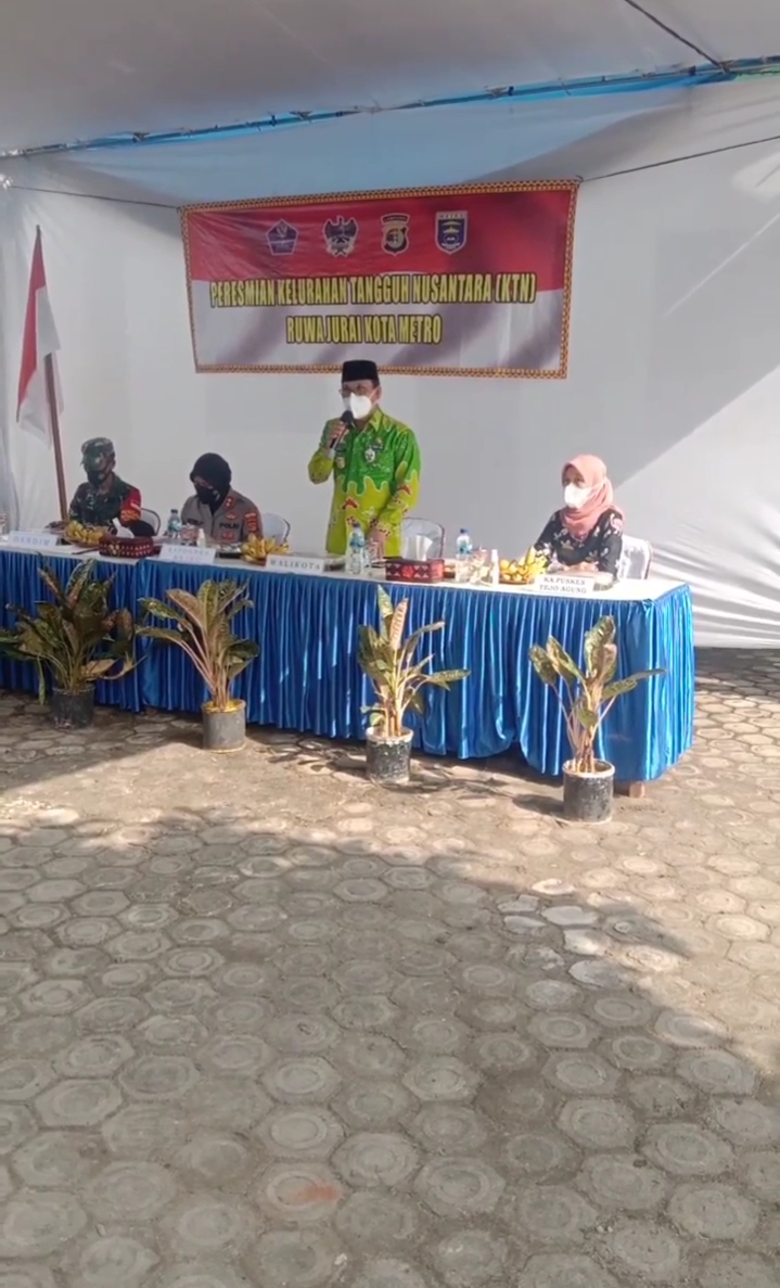 Launching  Kelurahan Tangguh Nusantara di Tejo Sari