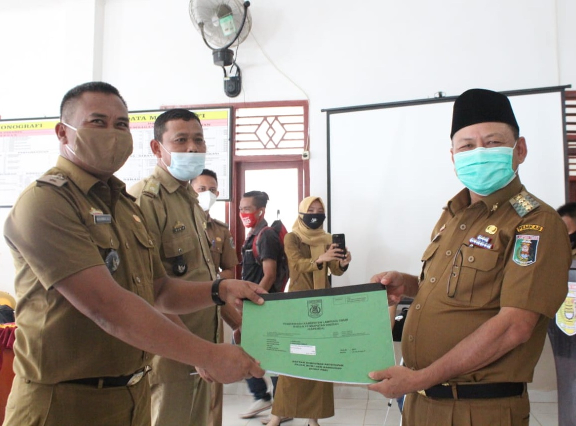 Bupati Lamtim Menghimbau Kepada Camat Dan Kepala Desa Untuk Memberikan Inovasi Baru Demi Kemajuan Lamtim