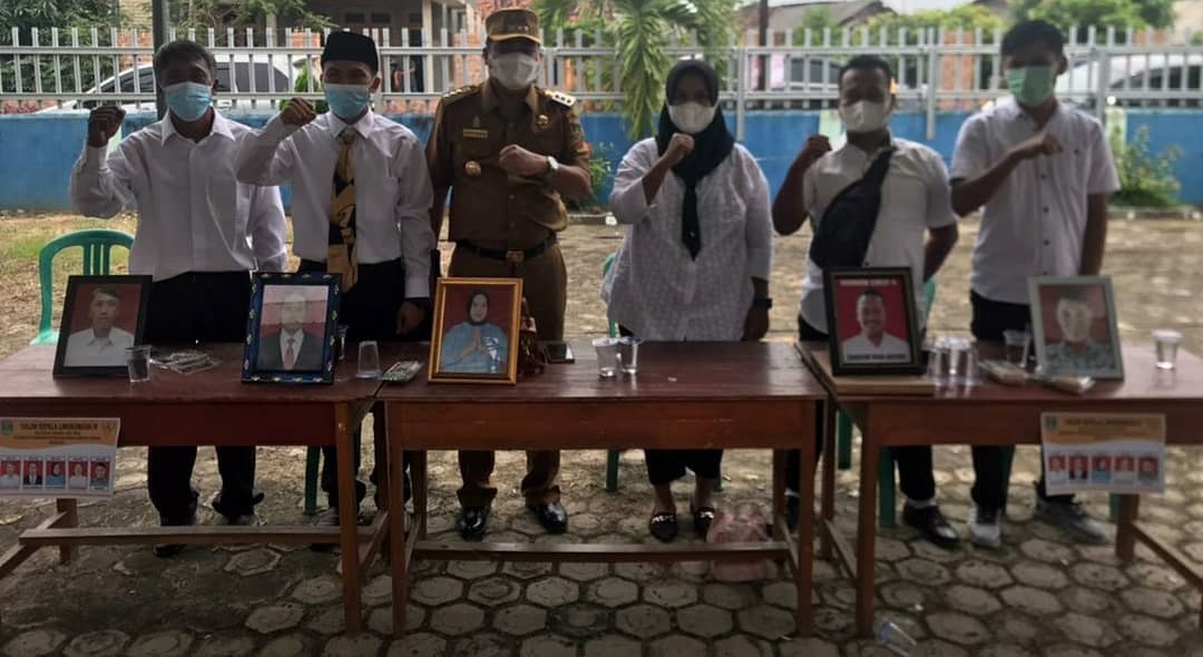 Bupati Lampung Tengah Musa Ahmad meninjau langsung Pemilihan Kepala Lingkungan di Kelurahan Bandar Jaya Timur