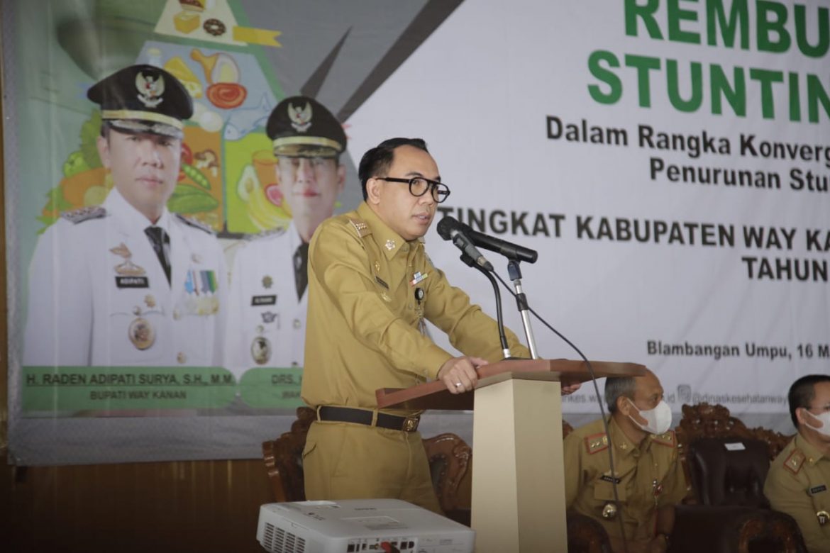 Bupati Way Kanan Lakukan Rembuk Stunting Dalam Rangka Konvergensi Penurunan Stunting