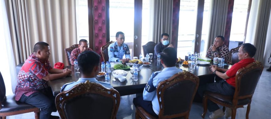Jalin Koordinasi, Kepala Rutan Kelas I Way Hui Sowan ke Bupati Lampung Selatan