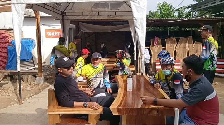 Komunitas Gowes JSP Berkunjung ke Pak Tejo