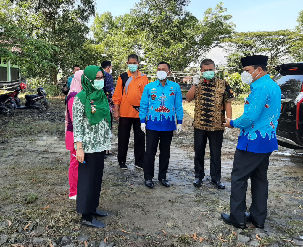 Walikota Metro Tinjau Lokasi Isolasi Covid-19 di Gedung Pramuka