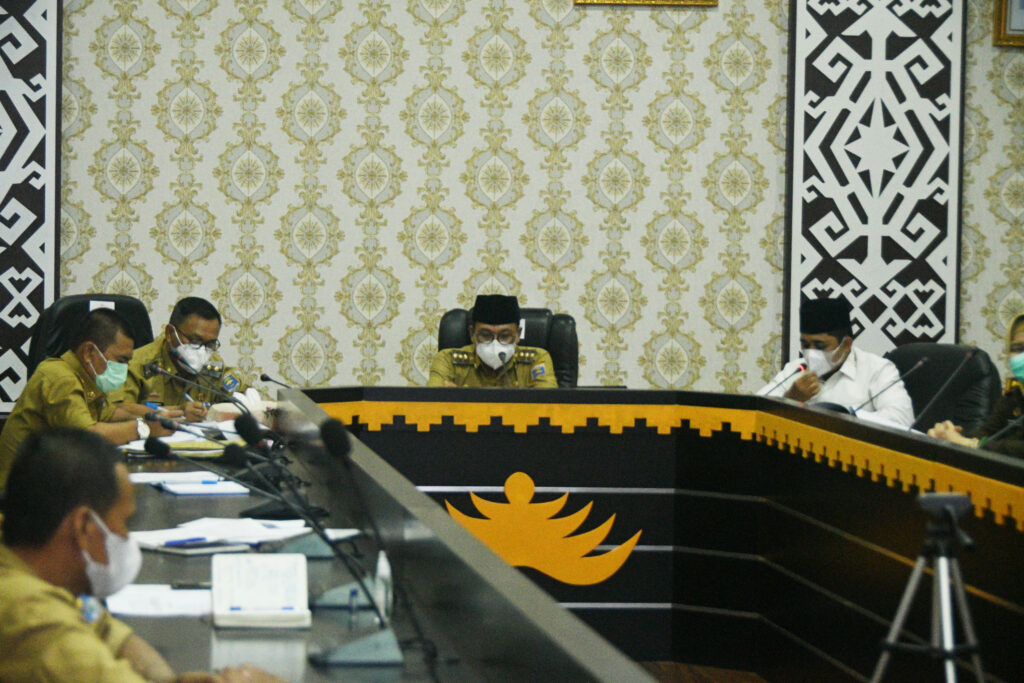 Tim Gugus Tugas Adakan Rapat Evaluasi Percepatan Penanganan Covid-19 di Kota Metro