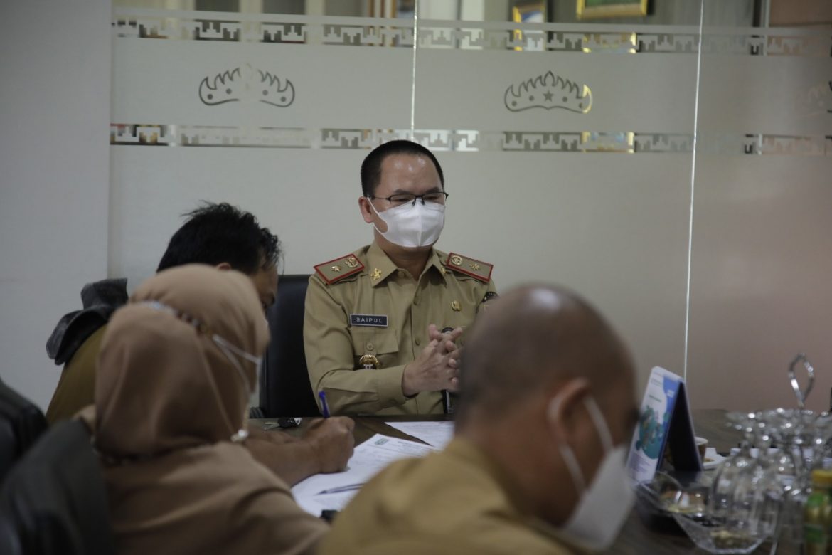 Sekda Saipul Pimpin Rapat TKPRD
