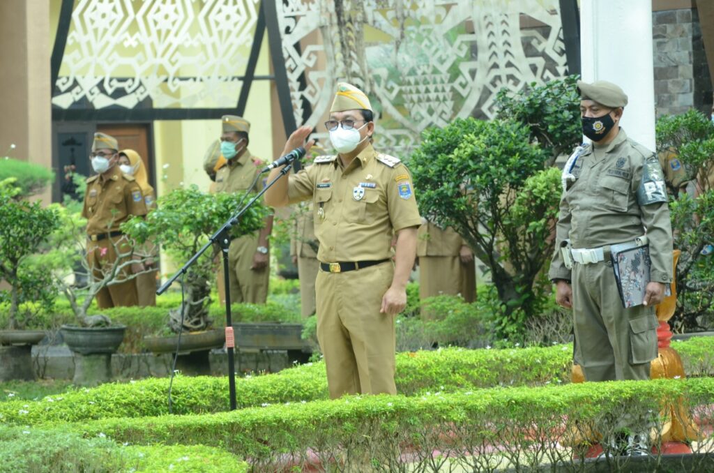 Apel Mingguan Pemkot Metro Tahun 2021