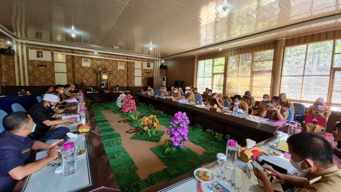 DPRD Way Kanan Lakukan Rapat Kerja Bahas LKPJ Tahun 2020 Bersama SKPD