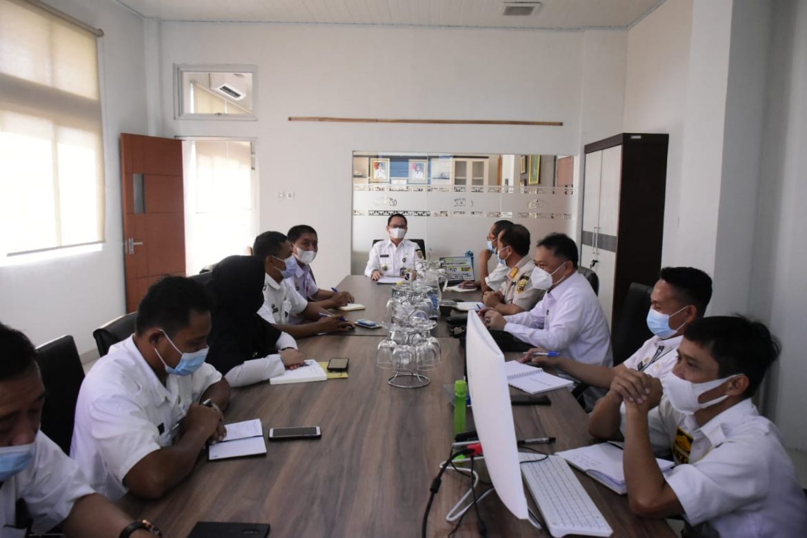 Sekda Saipul Pimpin Rapat Persiapan HUT Way Kanan Ke 22