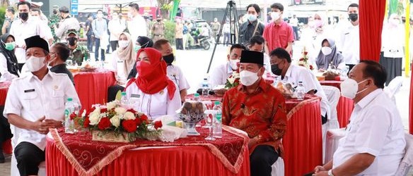 Walikota Bandar Lampung Eva Dwiana, Meresmikan Jembatan Layang Jalan (Fly Over) Sultan Agung