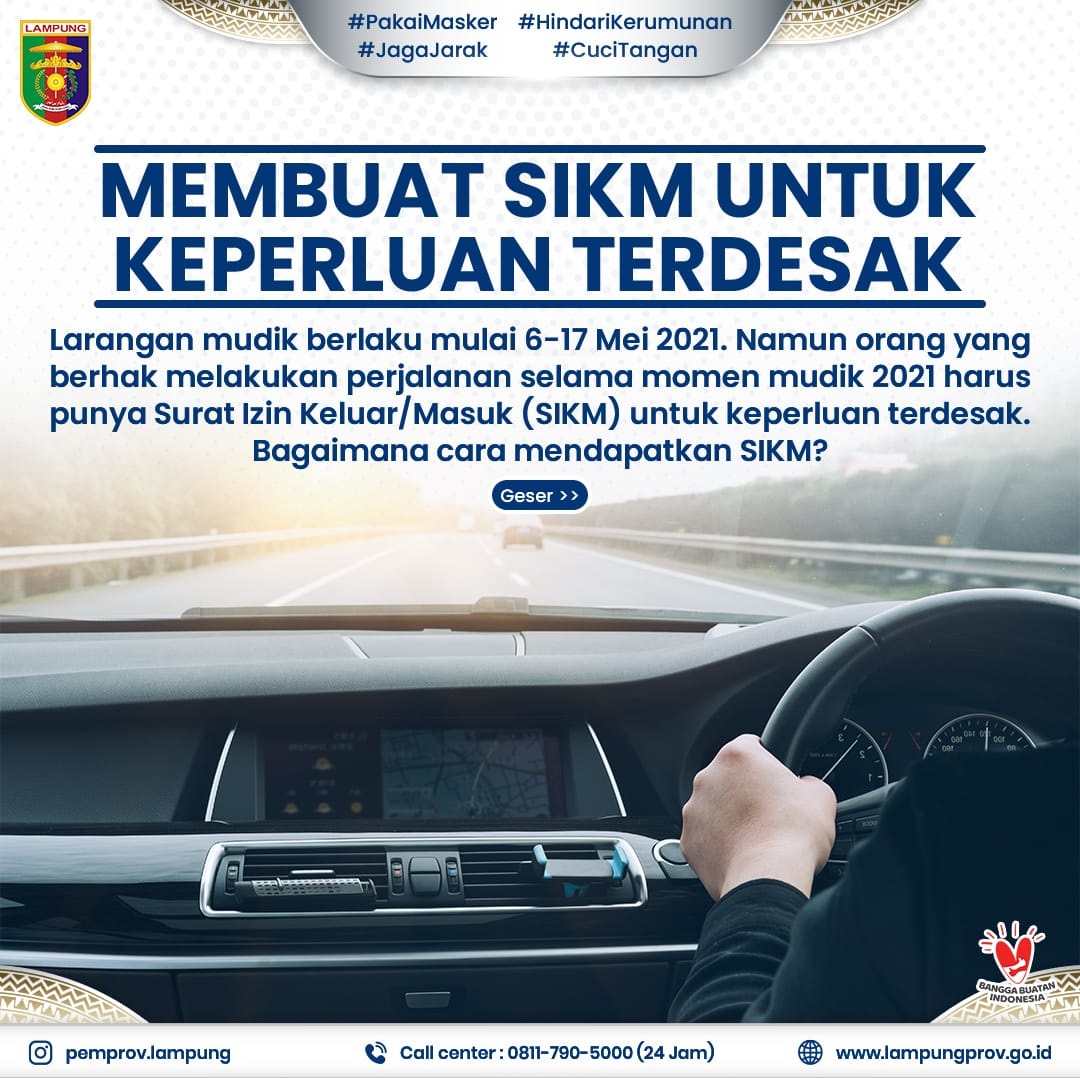 Membuat SIKM Untuk Keperluan Terdesak