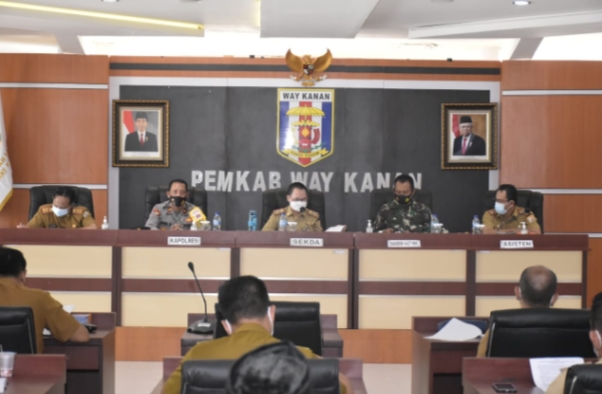 Sekda Saipul Pimpin Rakor Persiapan Pilkakam Serentak Tahun 2021