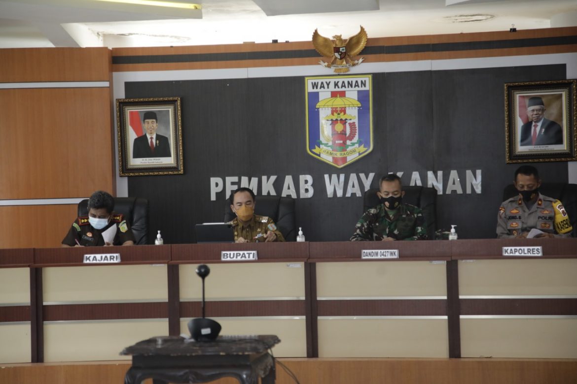 Bupati Adipati Pimpin Rakoor Persiapan PPKM Mikro
