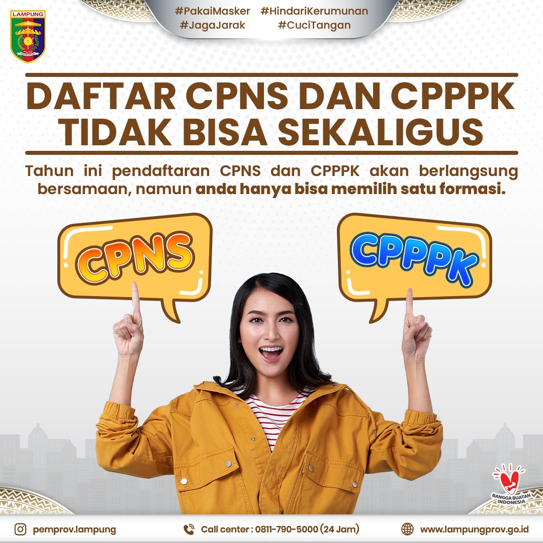 Daftar CPNS dan PPPK Tidak Bisa Sekaligus