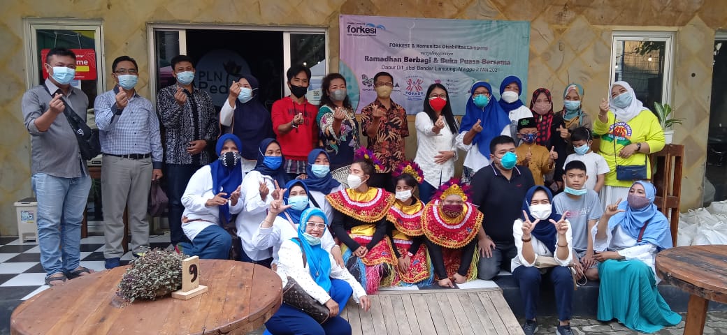 Forkesi Dan Komunitas Disabilitas Lampung Menyelenggarakan Ramadhan Berbagi Dan Berbuka Puasa Bersama