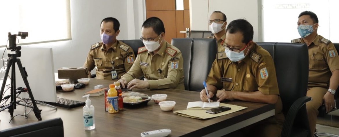 Sekda Saipul Ikuti Vcon Sharing Knowlege Tahun 2021