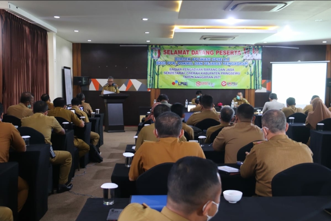 Pemkab Pringsewu Gelar Bimtek Aplikasi Sistem Pengadaan Secara Elektronik Versi 4.4