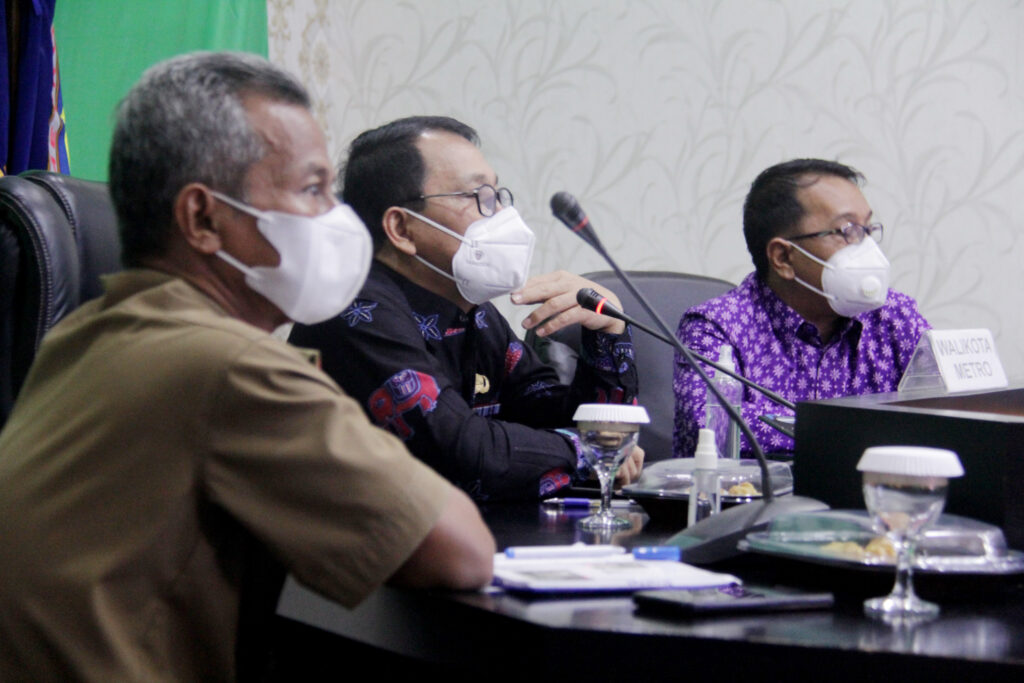 Walikota Metro Membuka Webinar Perempuan Kota Metro Peduli Kanker Payudara