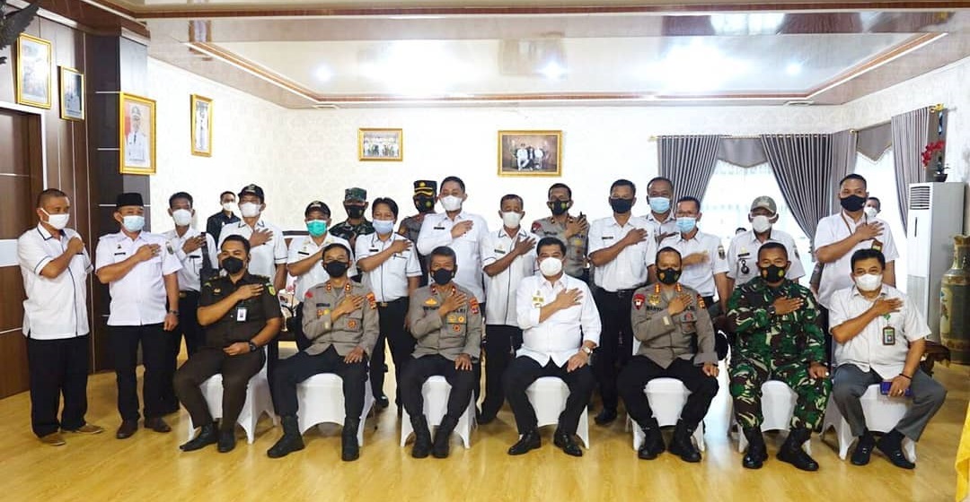 Penandatanganan Naskah Perjanjian Hibah Daerah Mako Kompi B Batalyon Pelopor Brimob Polda Lampung