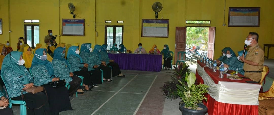 Sambutan Ketua TP PKK Kabupaten Lampung Tengah Ny. Mardiana Musa Ahmad Pada Acara Pembinaan Administrasi TP PKK di Kecamatan Seputih Agung