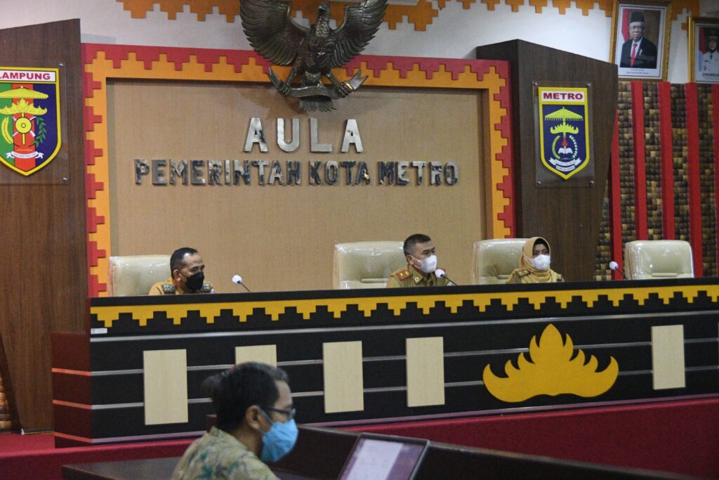 Sekda Kota Metro Pimpin Sosialisasi Tentang Pemberian Santunan Bagi Korban Terkonfirmasi Covid-19