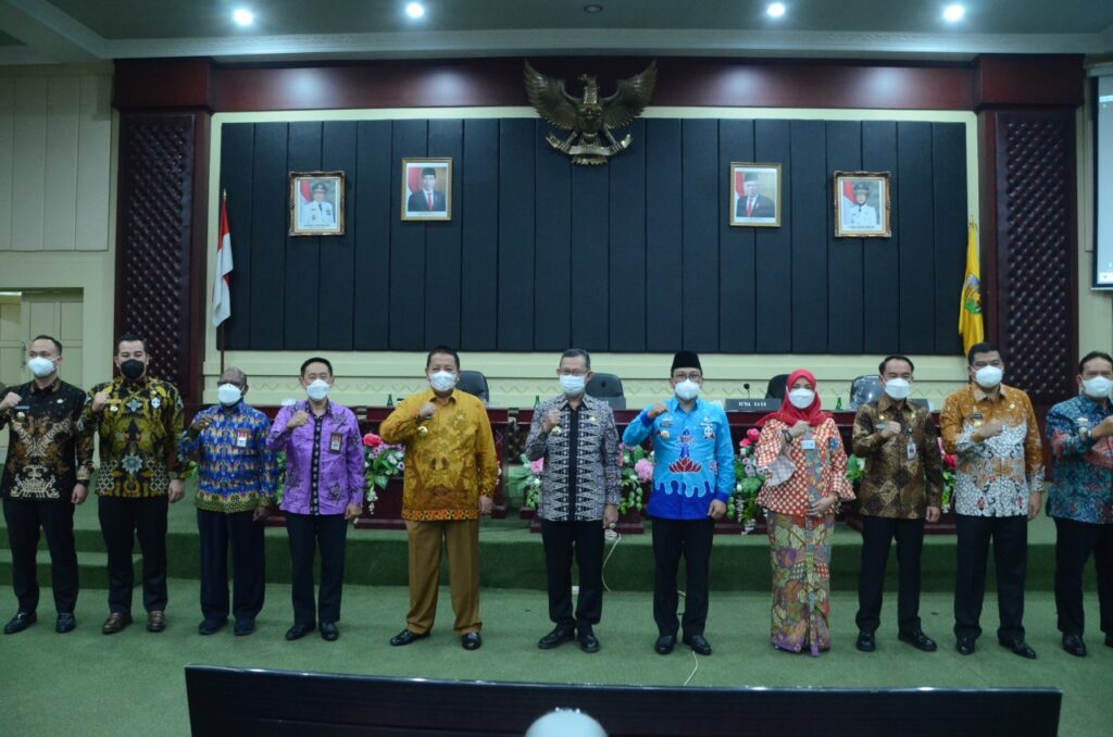 Walikota Metro Wahdi Hadiri Sosialisasi Membangun Pemahaman Pengisian JPT oleh KASN