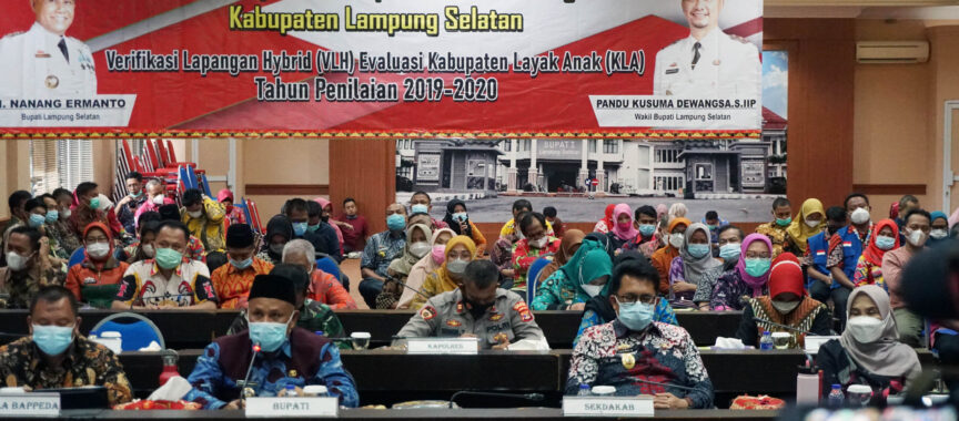 Verifikasi Lapangan Hybrid Kabupaten Layak Anak, Nanang Harap Predikat Lampung Selatan Meningkat