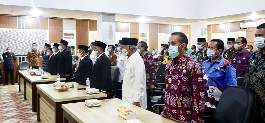 Bupati Lampung Tengah Musa Ahmad dalam Acara Pelantikan Komisioner Baznas Kabupaten Lampung Tengah