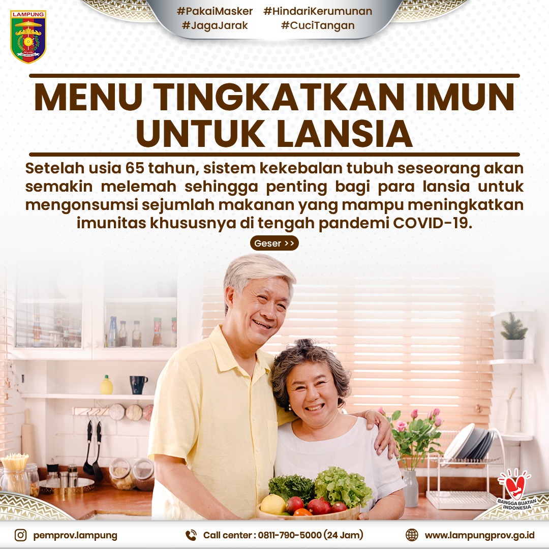 Menu Tingkatkan Imun Untuk Lansia