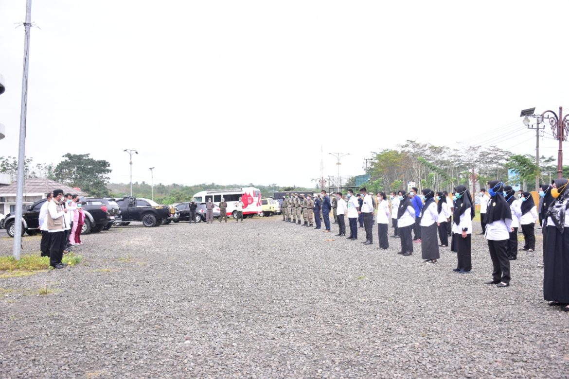 Pimpin Apel, Bupati Adipati Minta Pihak RSUD ZAPA Tingkatkan Pelayanan Covid-19