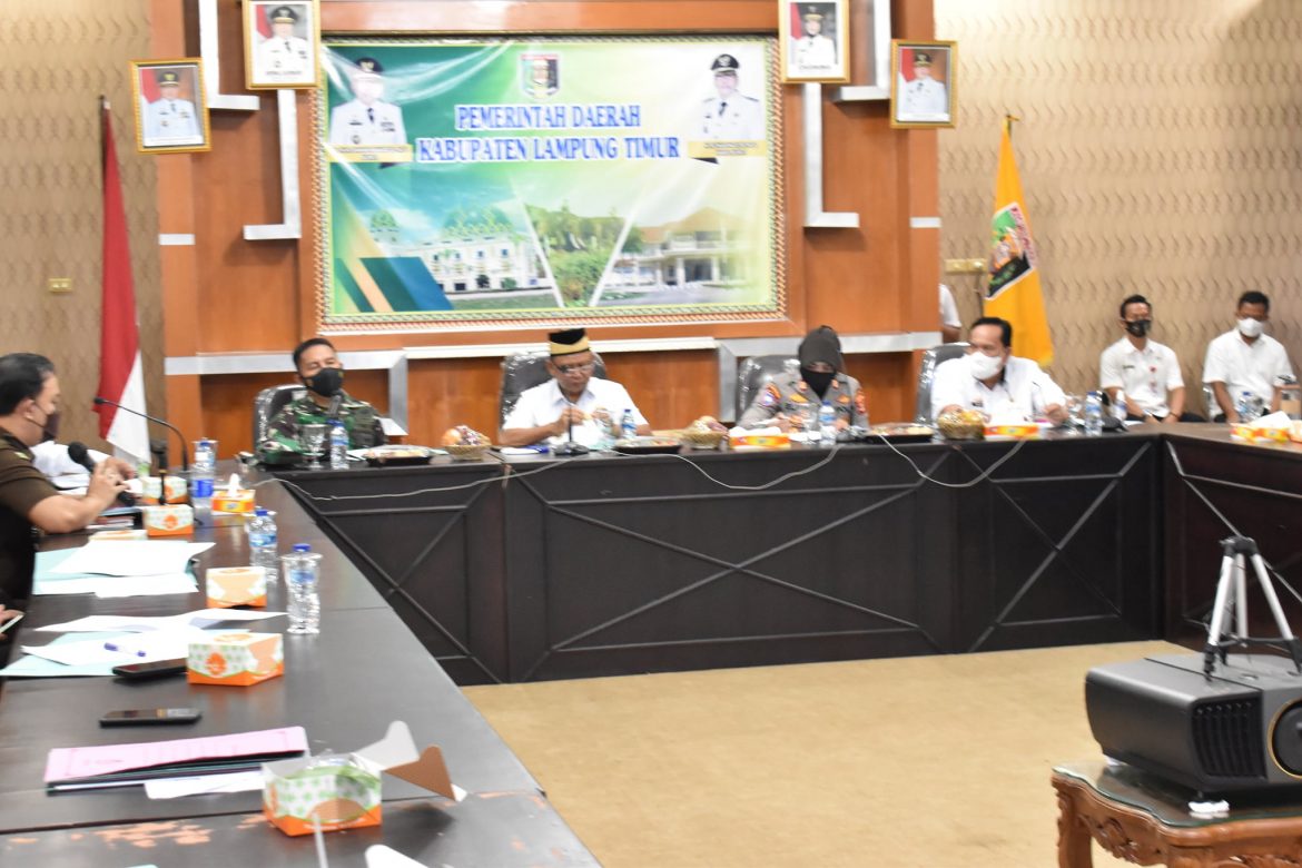 Pemkab Lamtim Gelar Rapat Persiapan HUT RI Ke-76 Kabupaten Lampung Timur