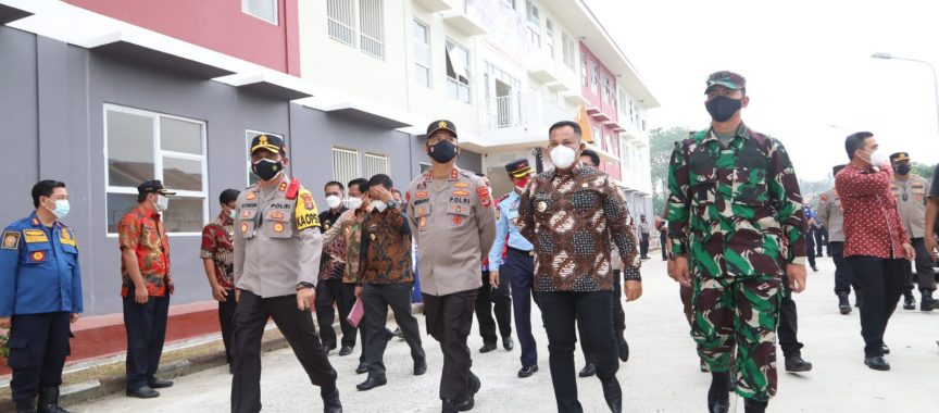 Kapolda Lampung Apresiasi Pemkab Lampung Selatan Yang Siapkan Tempat Isolasi Covid-19 Terpusat