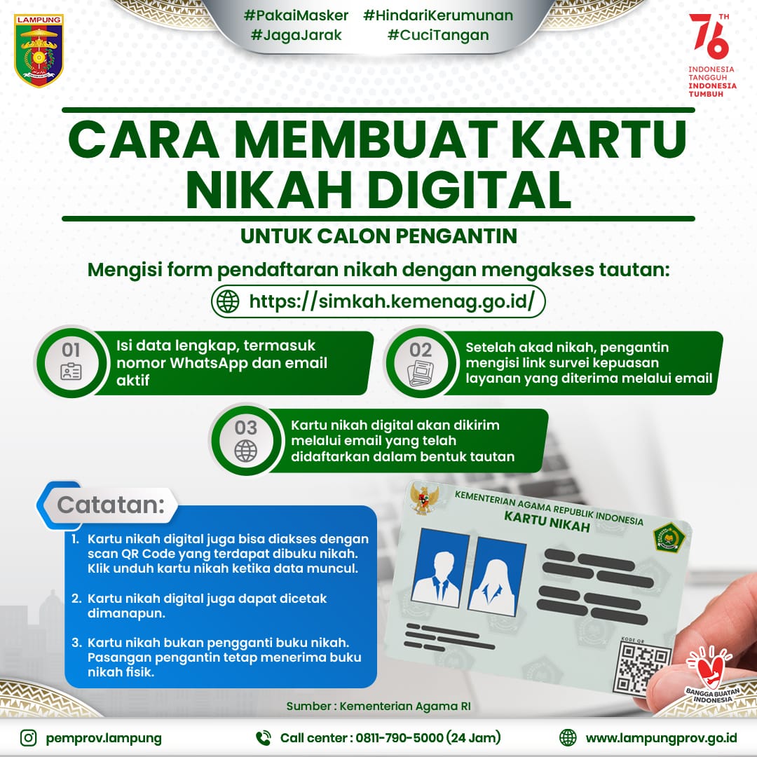Cara Membuat Kartu Nikah Digital