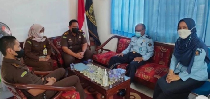 Rupbasan Kelas II Metro Mendapat Kunjungan Kerja Dari Kejaksaan Negeri Metro