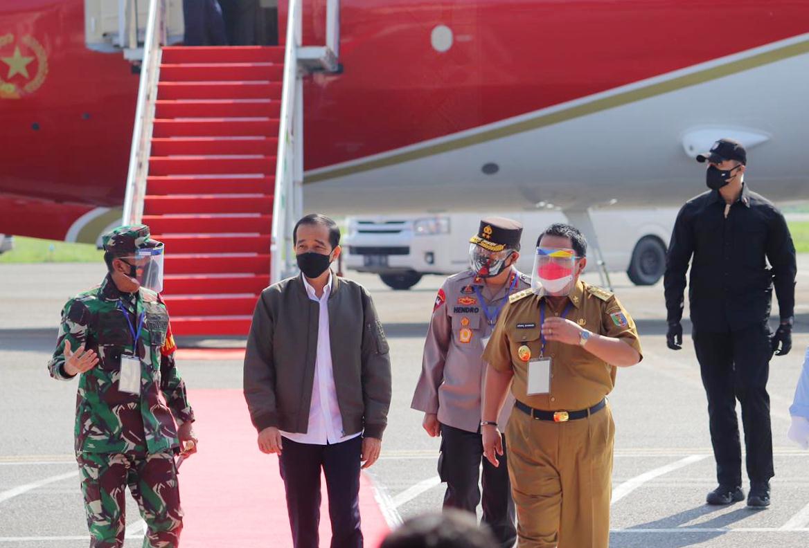 Pangdam II/Sriwijaya Sambut Kunjungan Kerja Presiden RIDi Provinsi Lampung