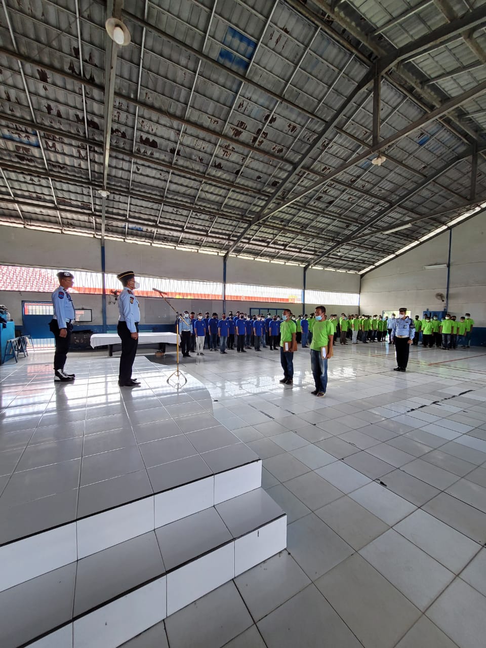 Petugas dan Warga Binaan Lapas Narkotika Bandar Lampung Deklarasikan Komitmen Bebas Halinar