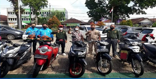 Lelang Eksekusi Barang Rampasan Kejaksaan Negeri Metro yang di laksanakan di Rupbasan Kelas II Metro
