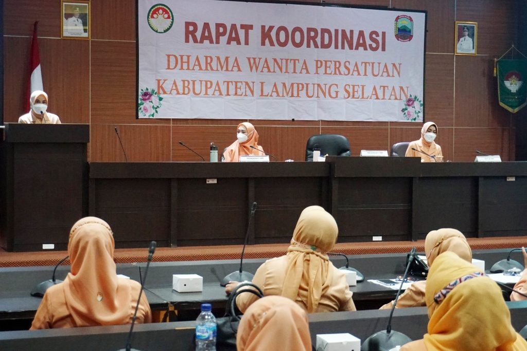 Rapat Koordinasi, Winarni Minta DWP Lampung Selatan Buat Program Inovatif