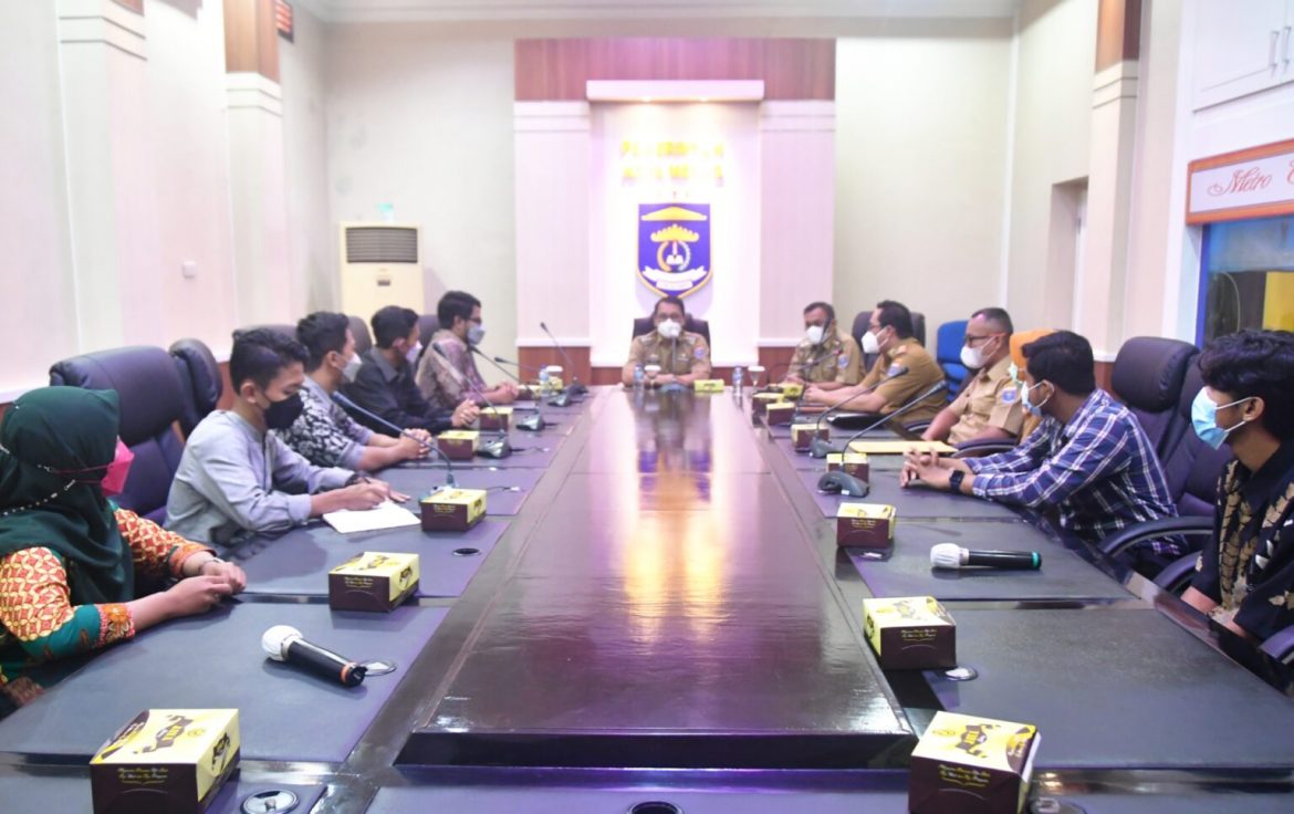 Walikota Metro Kedatangan Perwakilan Peserta Metro Youth Leadership Summit