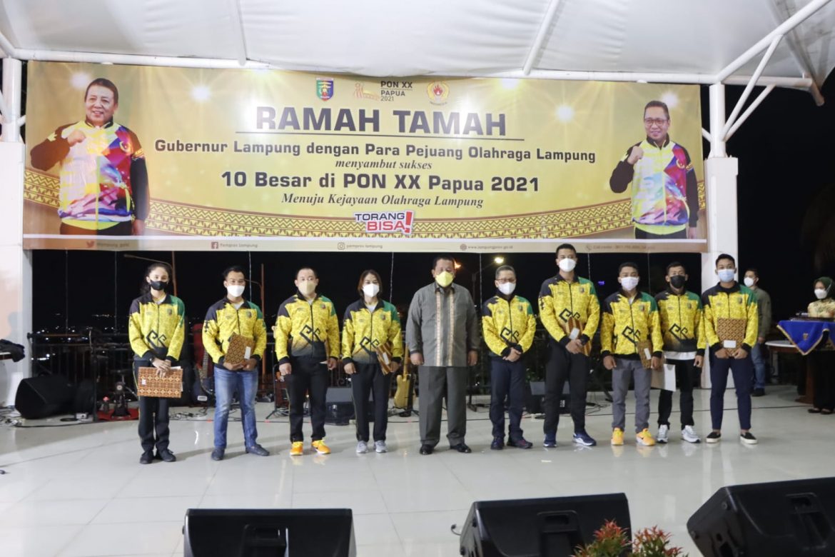 Gubernur Arinal Sambut Kontingen Lampung Para Juara Harus Tetap Fokus Berprestasi
