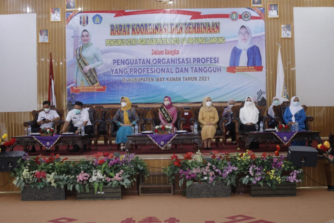 Bunda PAUD Way Kanan Buka Rakoor IGTKI-PGRI Tahun 2021