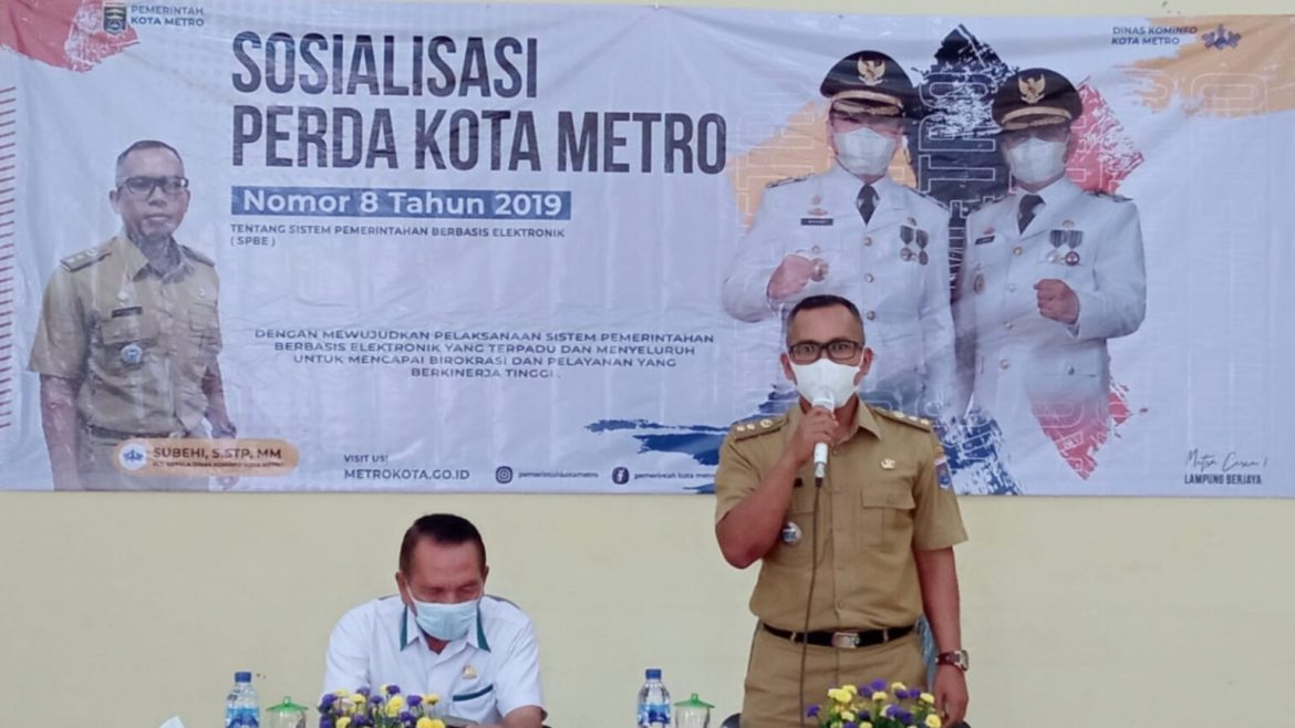 Plt Kadis Kominfo Metro Buka Sosialisasi Perda Kota Metro No 8 Tahun 2019