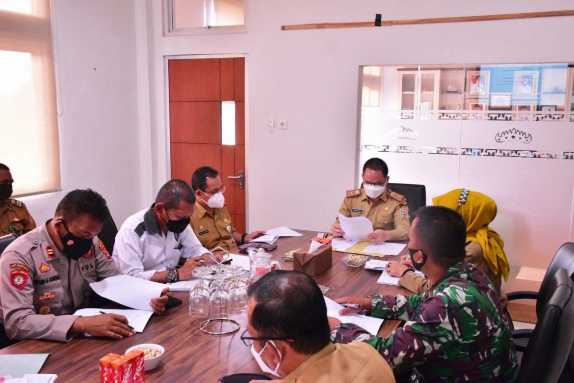 Sekda Saipul Pimpin Rapat Persiapan Peringatan Hari Pahlawan Tingkat Kabupaten Way Kanan Tahun 2021