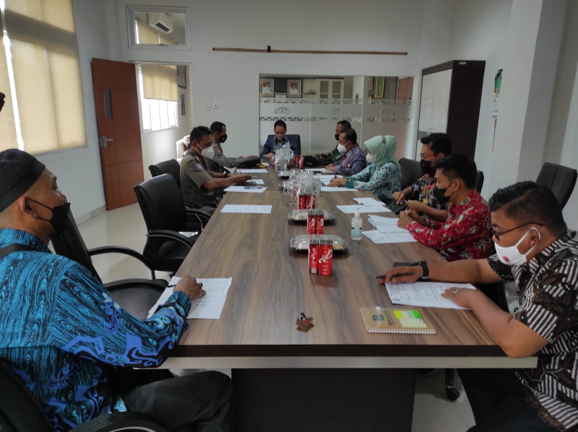 Sekda Saipul Pimpin Rapat Persiapan Apel Siaga Bencana Tingkat Kab. Way Kanan Tahun 2021