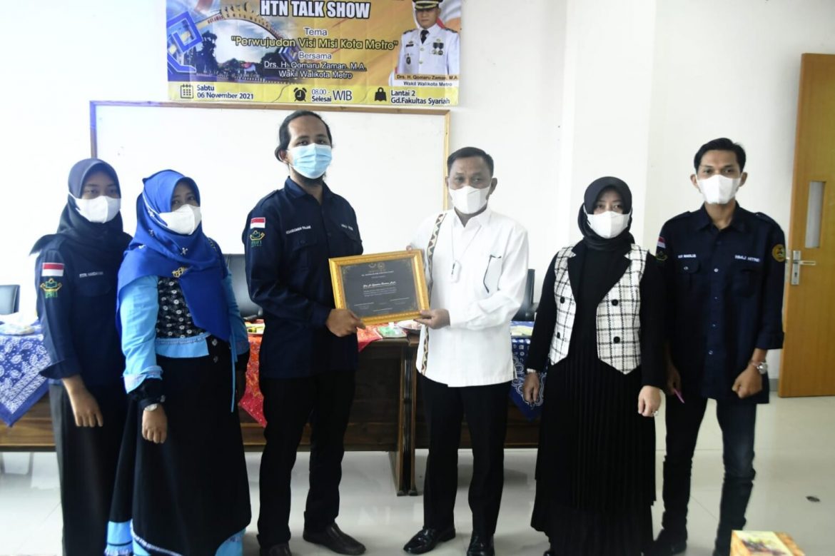 Wakil Walikota Metro Hadiri Talk Show Dengan Himpunan Mahasiswa IAIN Metro