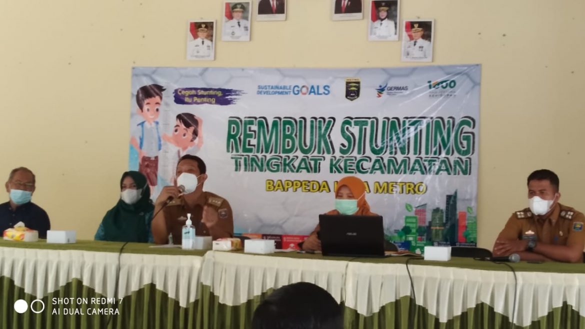 Rembuk Stunting Tingkat Kecamatan Metro Timur