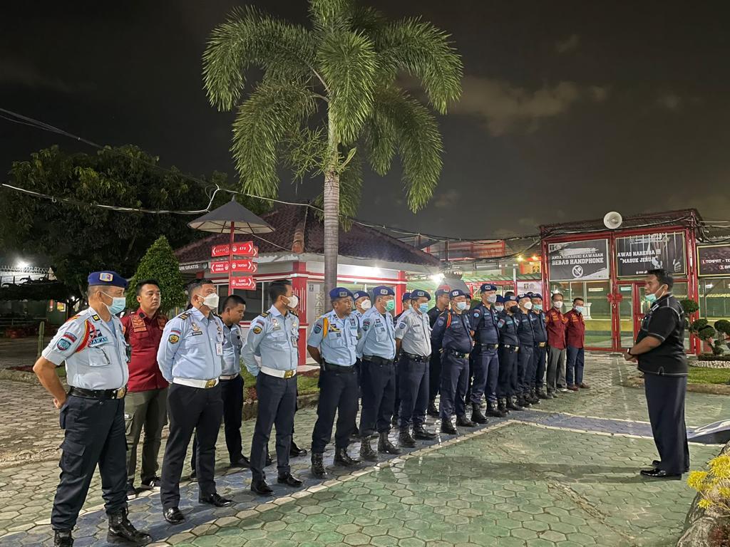 RUTAN BALAM GELAR KEGIATAN RAZIA DAN PENGGELEDAHAN RUTIN KAMAR HUNIAN