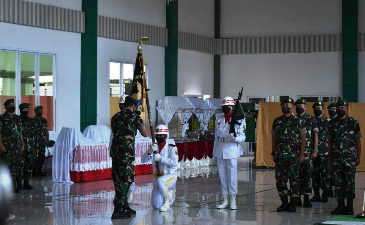 Korem 043/Gatam Gelar Acara Tradisi Penerimaan Perwira Baru, Serah Terima Jabatan Dandim dan pelepasan Pejabat Korem 043/Gatam.